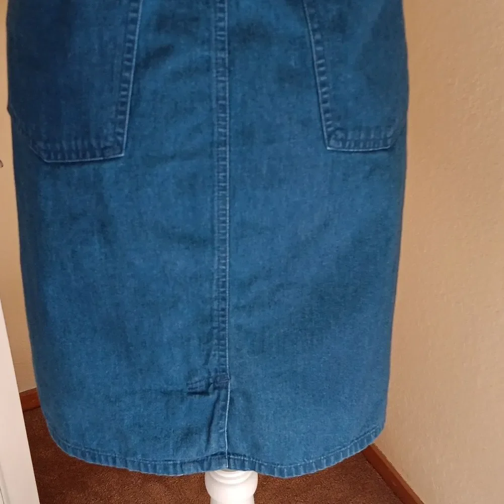 Talbots Denim Skirt. Coastal Cowgirl. Classic.
